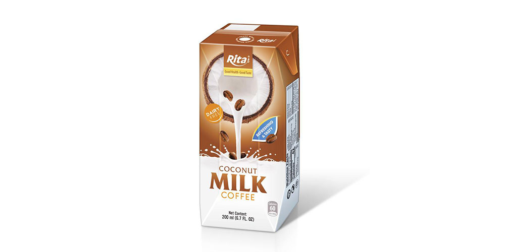 Coconut Milk with Coffee 200ml Paper Box Rita Brand